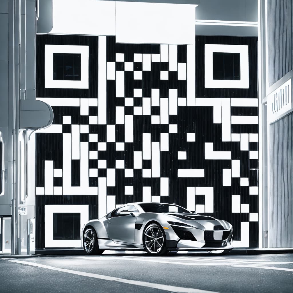 Car dealership QR code example